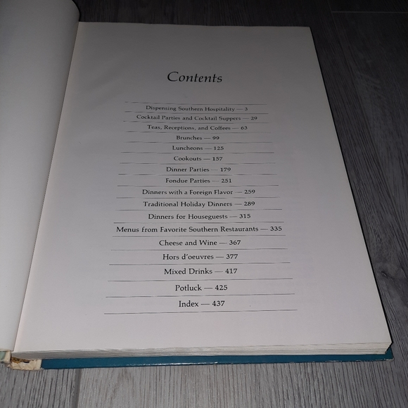 Vintage Southern Living Party Cookbook - Picture 8 of 8